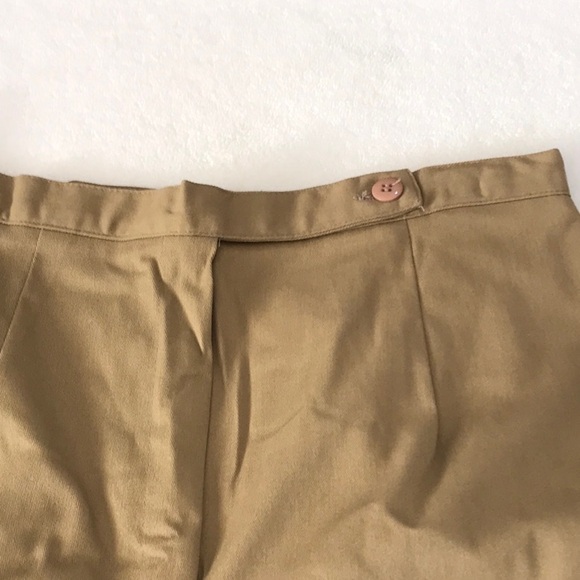 Vintage Lady Vanderbilt  Capris elastic inserts, zipper,double button, pockets - Picture 3 of 11